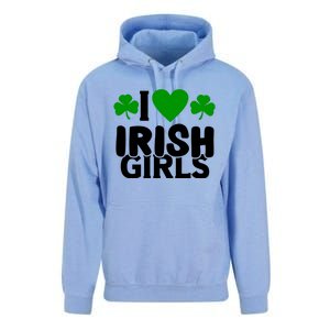 I Love Irish Girls Unisex Surf Hoodie