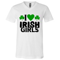 I Love Irish Girls V-Neck T-Shirt