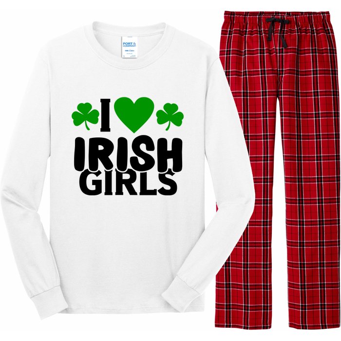 I Love Irish Girls Long Sleeve Pajama Set