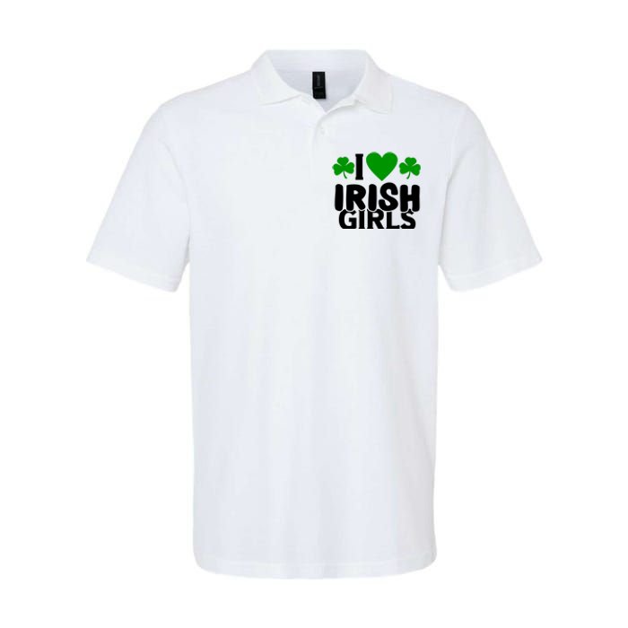 I Love Irish Girls Softstyle Adult Sport Polo