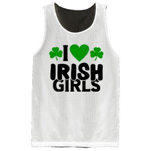 I Love Irish Girls Mesh Reversible Basketball Jersey Tank