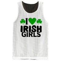 I Love Irish Girls Mesh Reversible Basketball Jersey Tank