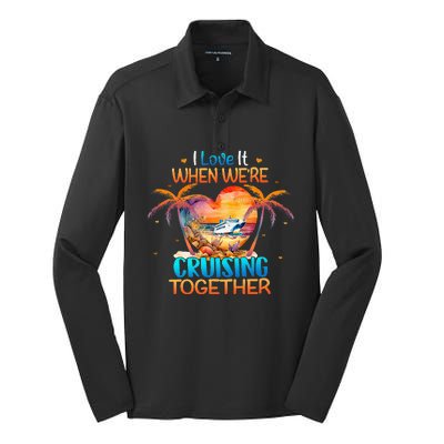 I Love It When WeRe Cruising Together Cruise Silk Touch Performance Long Sleeve Polo