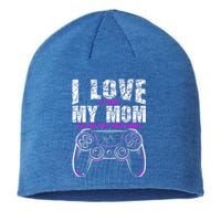 I Love It When My Mom Lets Me Play Video Games Gamer Gift Sustainable Beanie