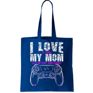 I Love It When My Mom Lets Me Play Video Games Gamer Gift Tote Bag