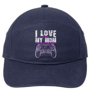 I Love It When My Mom Lets Me Play Video Games Gamer Gift 7-Panel Snapback Hat