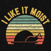 I Like It Moist Retro Funny Thanksgiving Ladies PosiCharge Tri-Blend Wicking Tank