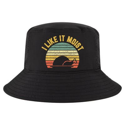 I Like It Moist Retro Funny Thanksgiving Cool Comfort Performance Bucket Hat
