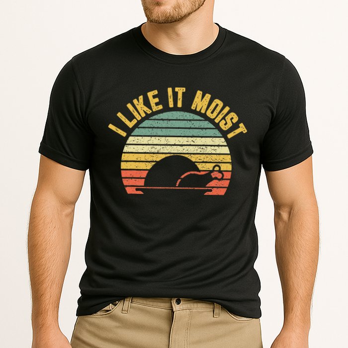 I Like It Moist Retro Funny Thanksgiving Performance Shirt