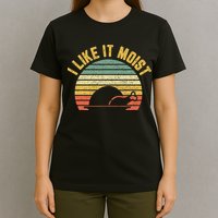 I Like It Moist Retro Funny Thanksgiving T-Shirt