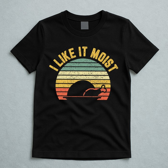I Like It Moist Retro Funny Thanksgiving T-Shirt