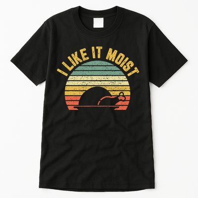 I Like It Moist Retro Funny Thanksgiving Tall T-Shirt