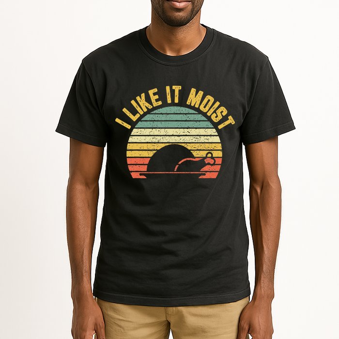 I Like It Moist Retro Funny Thanksgiving Tall T-Shirt