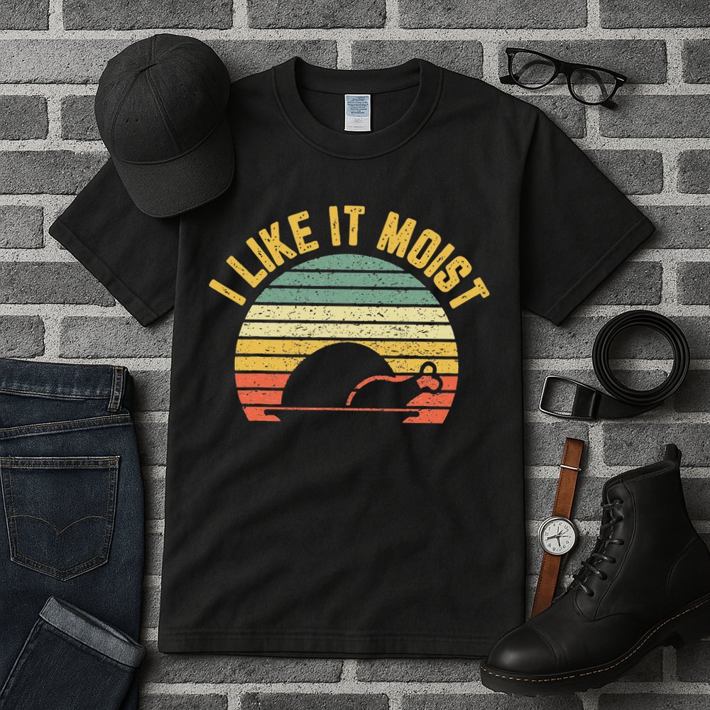 I Like It Moist Retro Funny Thanksgiving Tall T-Shirt