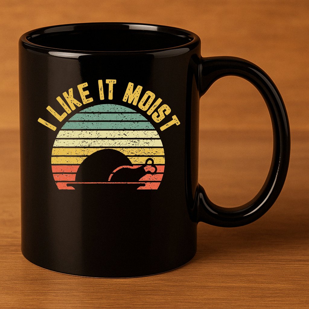 I Like It Moist Retro Funny Thanksgiving 11oz C Handle Ceramic Mug