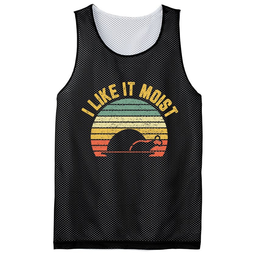 I Like It Moist Retro Funny Thanksgiving Mesh Reversible Basketball Jersey Tank