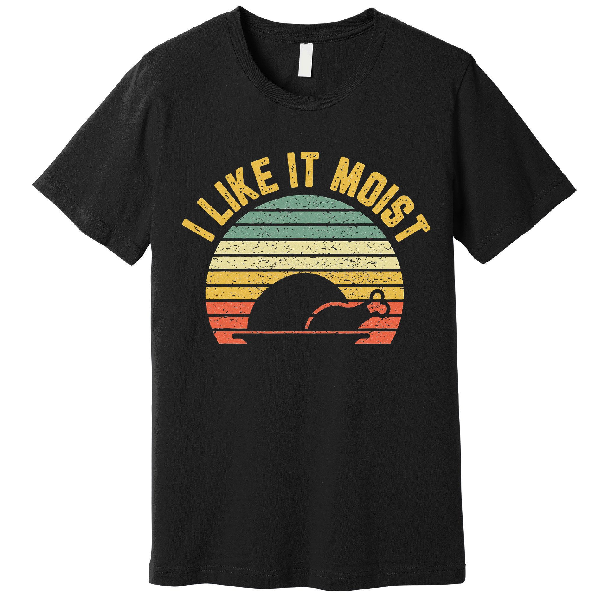 I Like It Moist Retro Funny Thanksgiving Premium T-Shirt