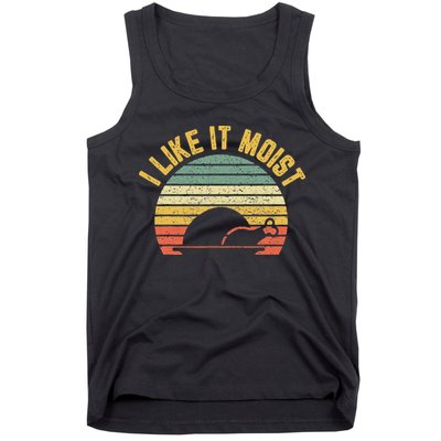 I Like It Moist Retro Funny Thanksgiving Tank Top