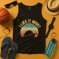 I Like It Moist Retro Funny Thanksgiving Tank Top