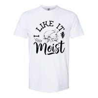 I Like It Moist Funny Thanksgiving Turkey Leg Day Softstyle CVC T-Shirt