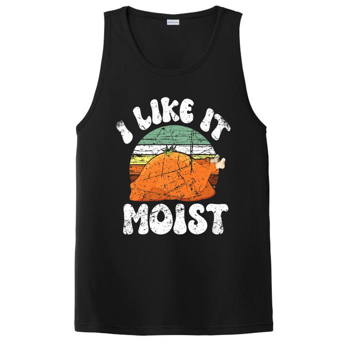 I Like It Moist, Funny Thanksgiving Costume Turkey Leg Day PosiCharge Competitor Tank