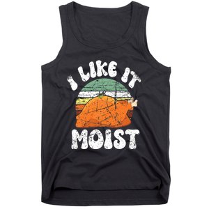 I Like It Moist, Funny Thanksgiving Costume Turkey Leg Day Tank Top