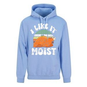 I Like It Moist, Funny Thanksgiving Costume Turkey Leg Day Unisex Surf Hoodie