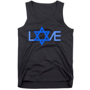 I Love Israel Jewish Star Of David Gift For Jew Friend Tank Top