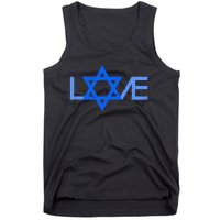 I Love Israel Jewish Star Of David Gift For Jew Friend Tank Top