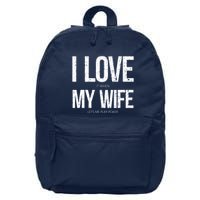 I Love It When My Wife Lets Me Play Poker Funny Poker 16 in Basic Backpack
