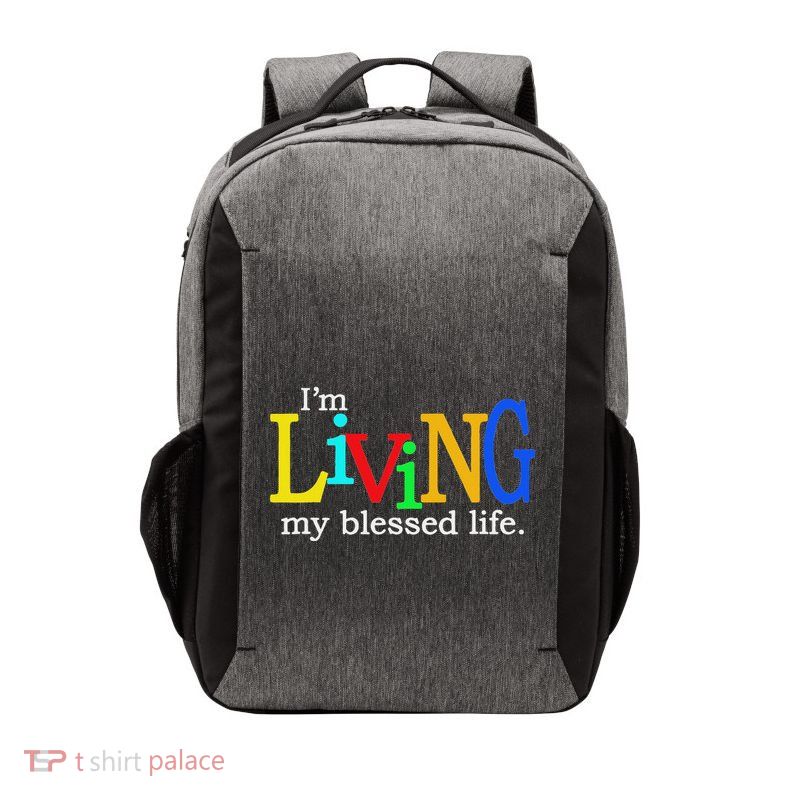 IM Living In My Blessed Life Vector Backpack