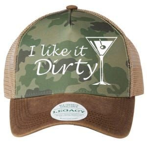 I Like It Dirty Martini Funny Love Gift Legacy Tie Dye Trucker Hat