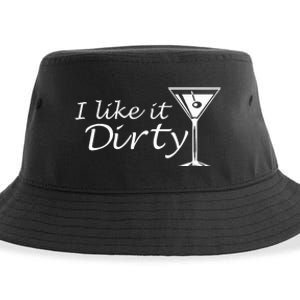 I Like It Dirty Martini Funny Love Gift Sustainable Bucket Hat