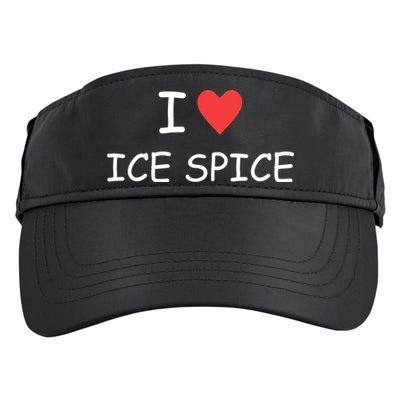 I Love Ice Spice Adult Drive Performance Visor