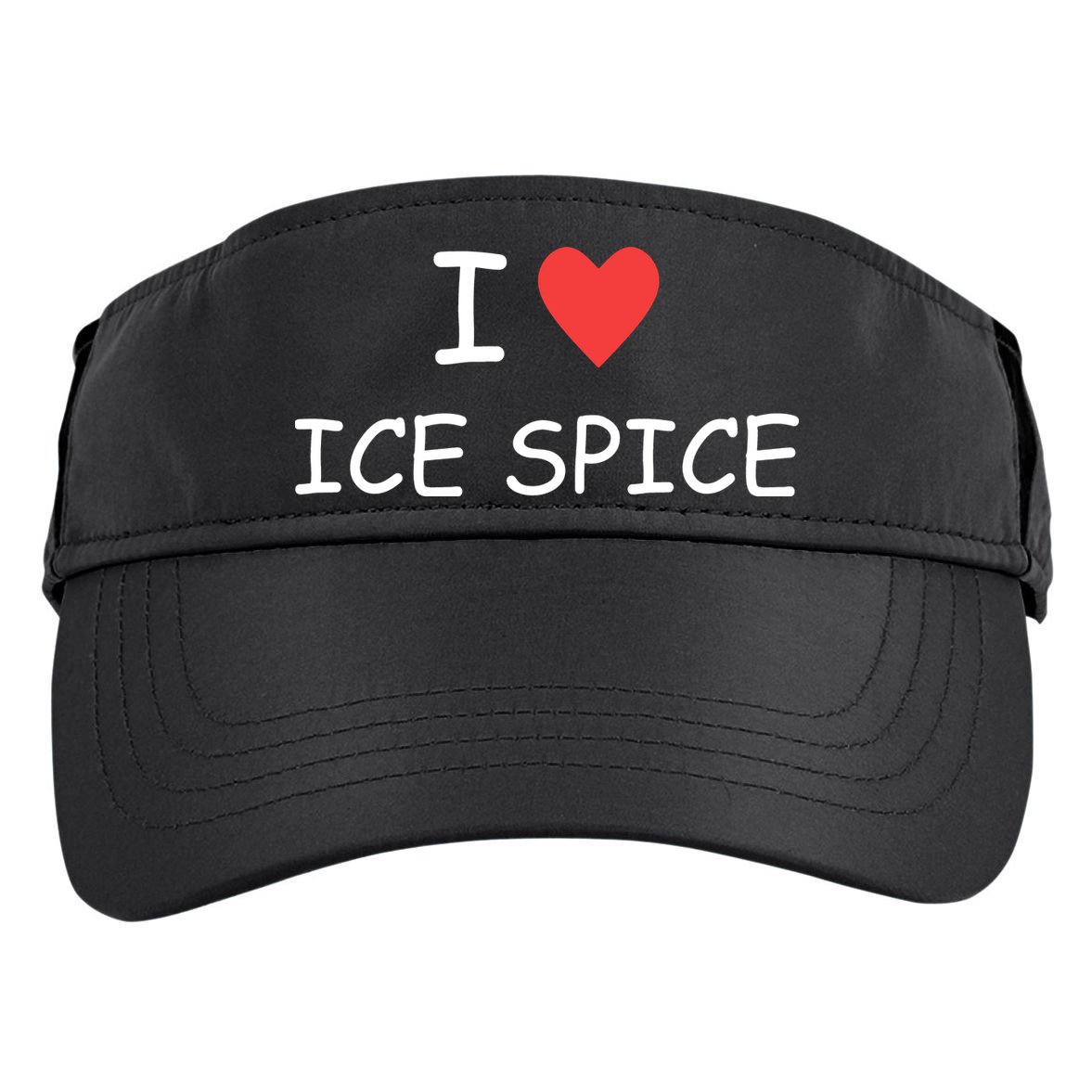 I Love Ice Spice Adult Drive Performance Visor