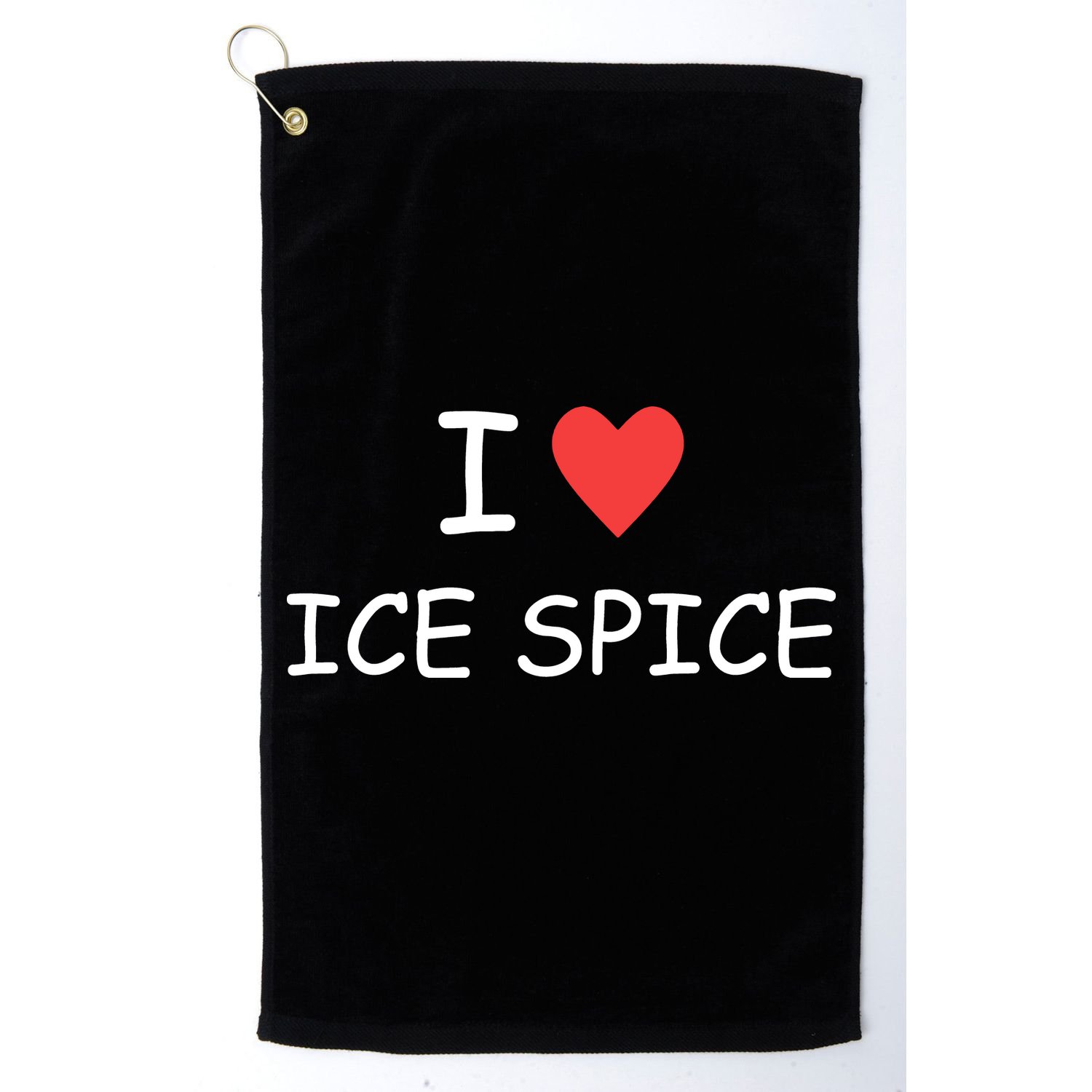 I Love Ice Spice Golf Towel