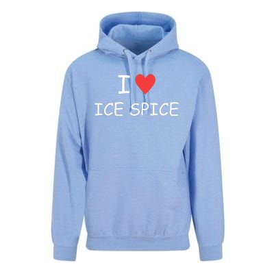 I Love Ice Spice Unisex Surf Hoodie