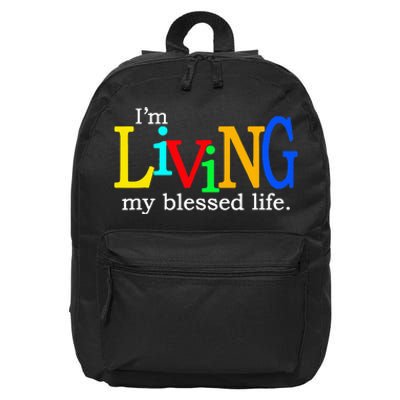 IM Living In My Blessed Life 16 in Basic Backpack