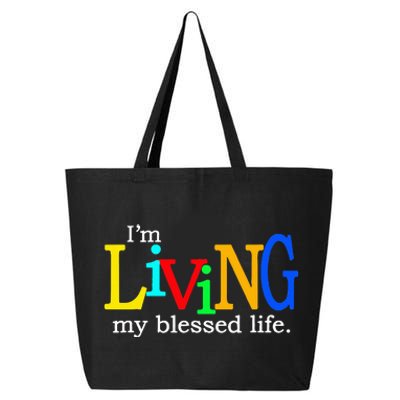 IM Living In My Blessed Life 25L Jumbo Tote