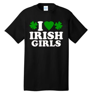 I Love Irish Patrick's Day Tall T-Shirt