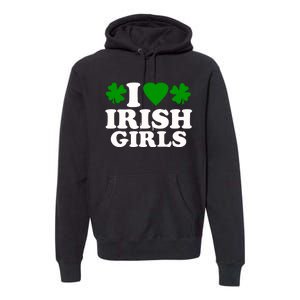 I Love Irish Patrick's Day Premium Hoodie