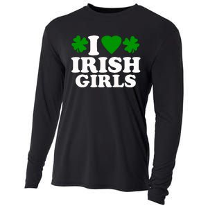 I Love Irish Patrick's Day Cooling Performance Long Sleeve Crew