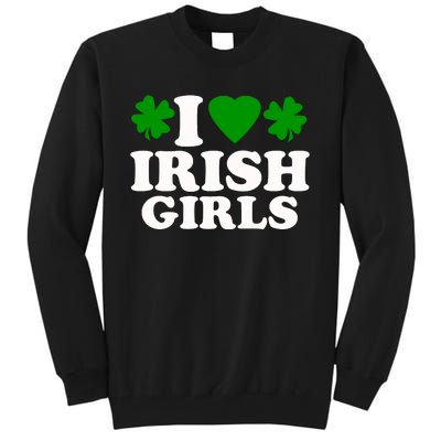 I Love Irish Patrick's Day Tall Sweatshirt