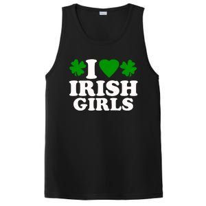 I Love Irish Patrick's Day PosiCharge Competitor Tank