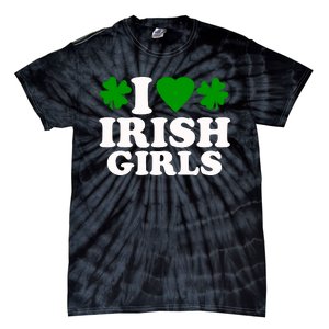 I Love Irish Patrick's Day Tie-Dye T-Shirt