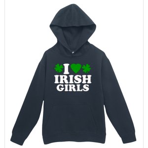 I Love Irish Patrick's Day Urban Pullover Hoodie