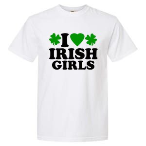 I Love Irish Patrick's Day Garment-Dyed Heavyweight T-Shirt