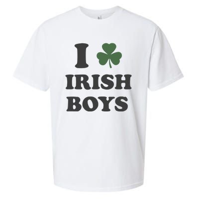 I Love Irish Boy St Patricks Day Sueded Cloud Jersey T-Shirt