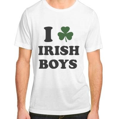 I Love Irish Boy St Patricks Day Adult ChromaSoft Performance T-Shirt