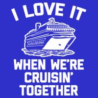 I Love It When We're Cruisin' Together Funny Family Cruise Gift 16 in Basic Backpack